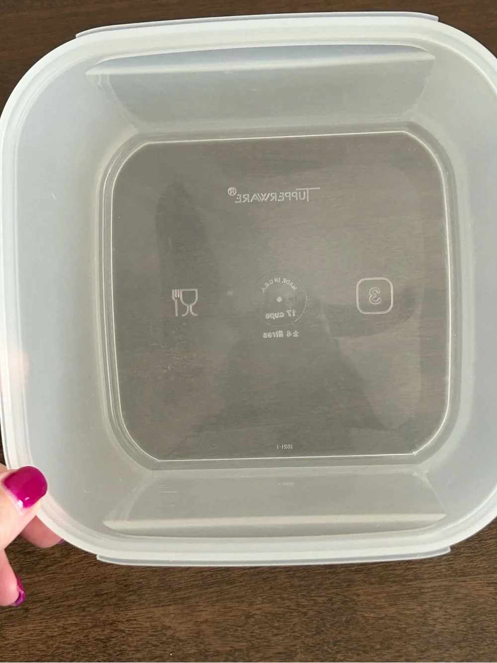 TUPPERWARE MODULAR MATE #3 SQUARE CANISTER 17 CUPS